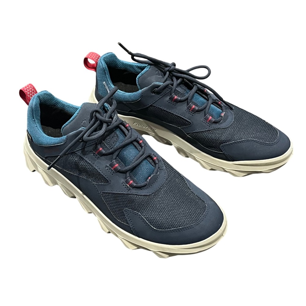 ECCO MX Gore-Tex Sneakers Womens 10-10.5 Blue Waterproof Hiking Shoes Gorpcore